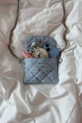 paddet chain pouch bag