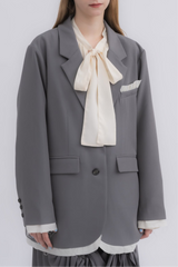 oversized layered jacket