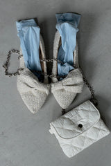 paddet chain pouch bag