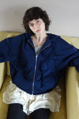 heart frill hoodie
