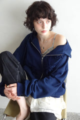 heart frill hoodie