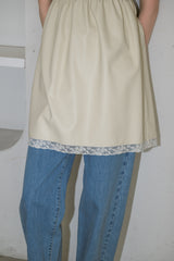 leather frill onepiece