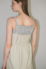 leather frill onepiece