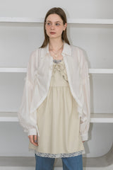 leather frill onepiece