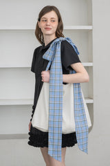 big ribbon tote bag