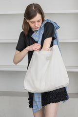 big ribbon tote bag