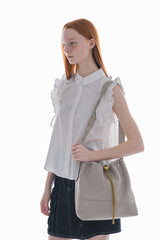 heart charm shoulder bag