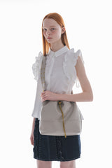heart charm shoulder bag