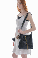 heart charm shoulder bag