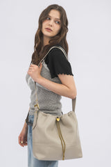 heart charm shoulder bag