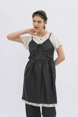 leather frill onepiece