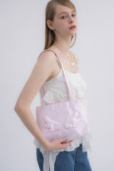 angel satin shoulder bag