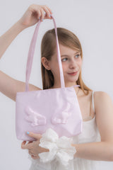 angel satin shoulder bag