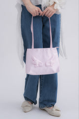 angel satin shoulder bag