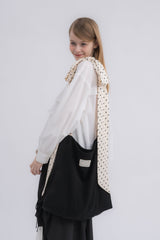big ribbon tote bag