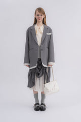 oversized layered jacket