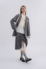 oversized layered jacket