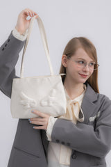 angel satin shoulder bag