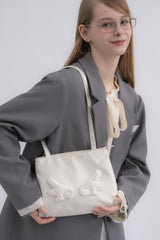 angel satin shoulder bag