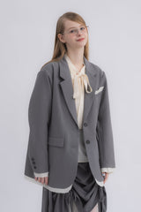 oversized layered jacket