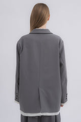oversized layered jacket