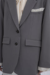 oversized layered jacket