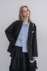 oversized layered jacket