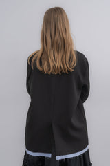 oversized layered jacket