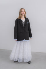 oversized layered jacket