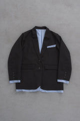 oversized layered jacket