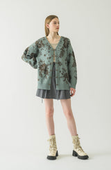 flower china cardigan