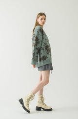 flower china cardigan