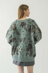 flower china cardigan