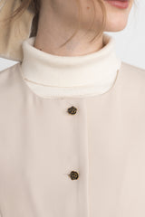 peplum lady vest