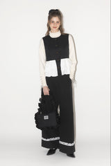 peplum lady vest