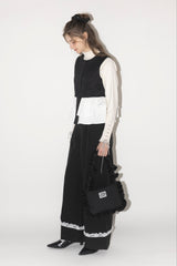 peplum lady vest