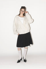 heart frill hoodie