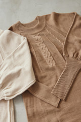 arm warmers knit onepiece