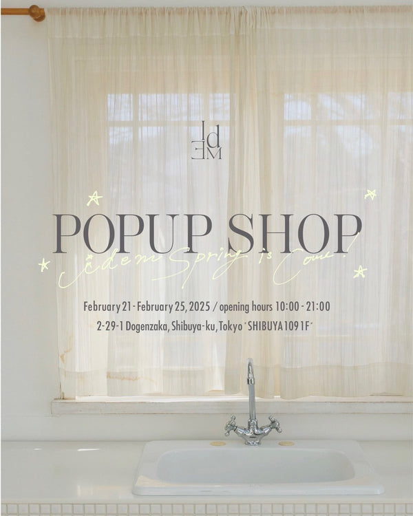 idem × SHIBUYA 109 POPUP SHOP 2025年 2月開催決定！