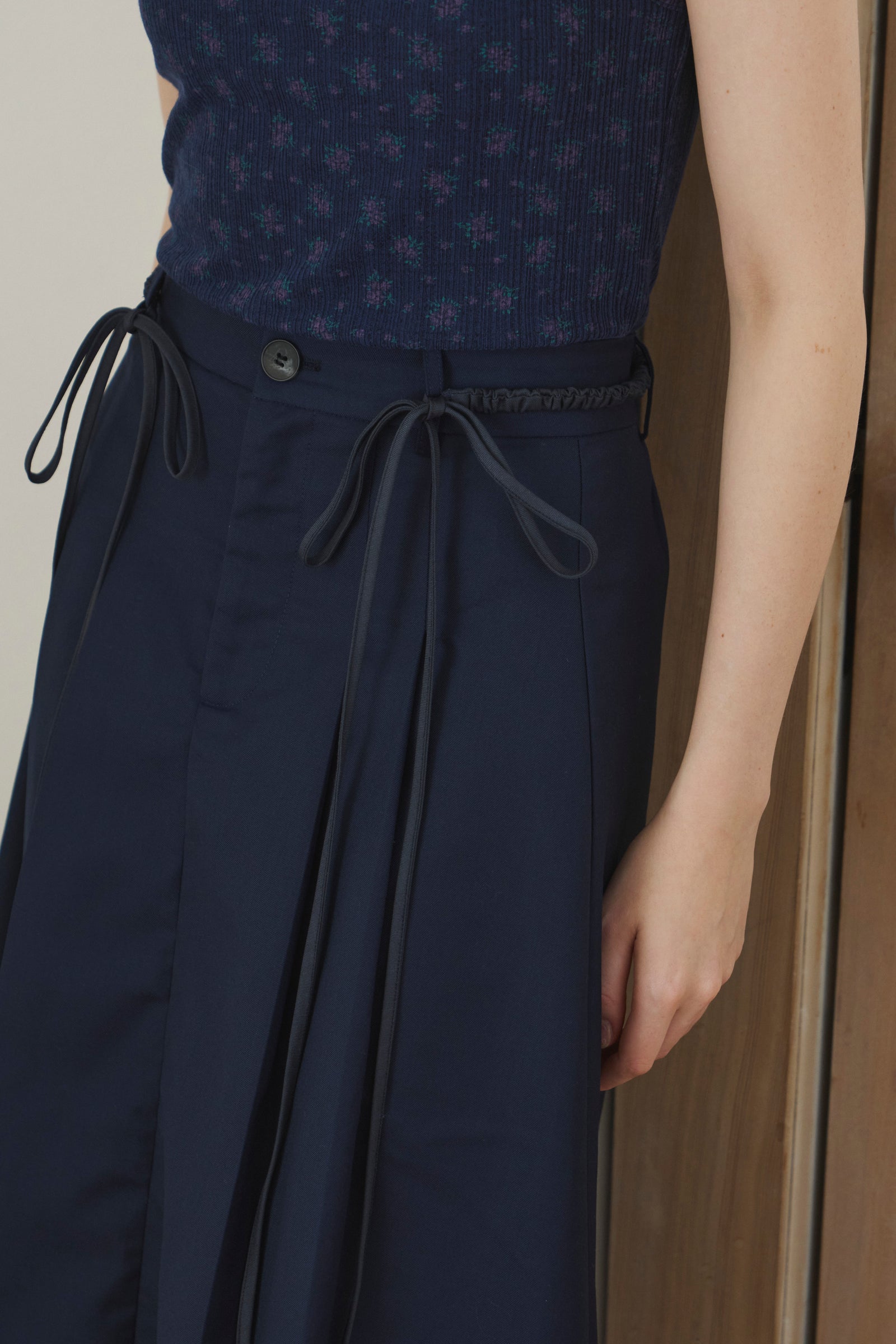 idem イデム　romantic lace ribbon skirt idem（イデム）の「romantic lace ribbon skirt / レースリボン