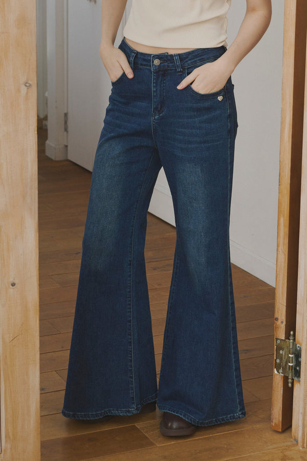 hippie flare denim