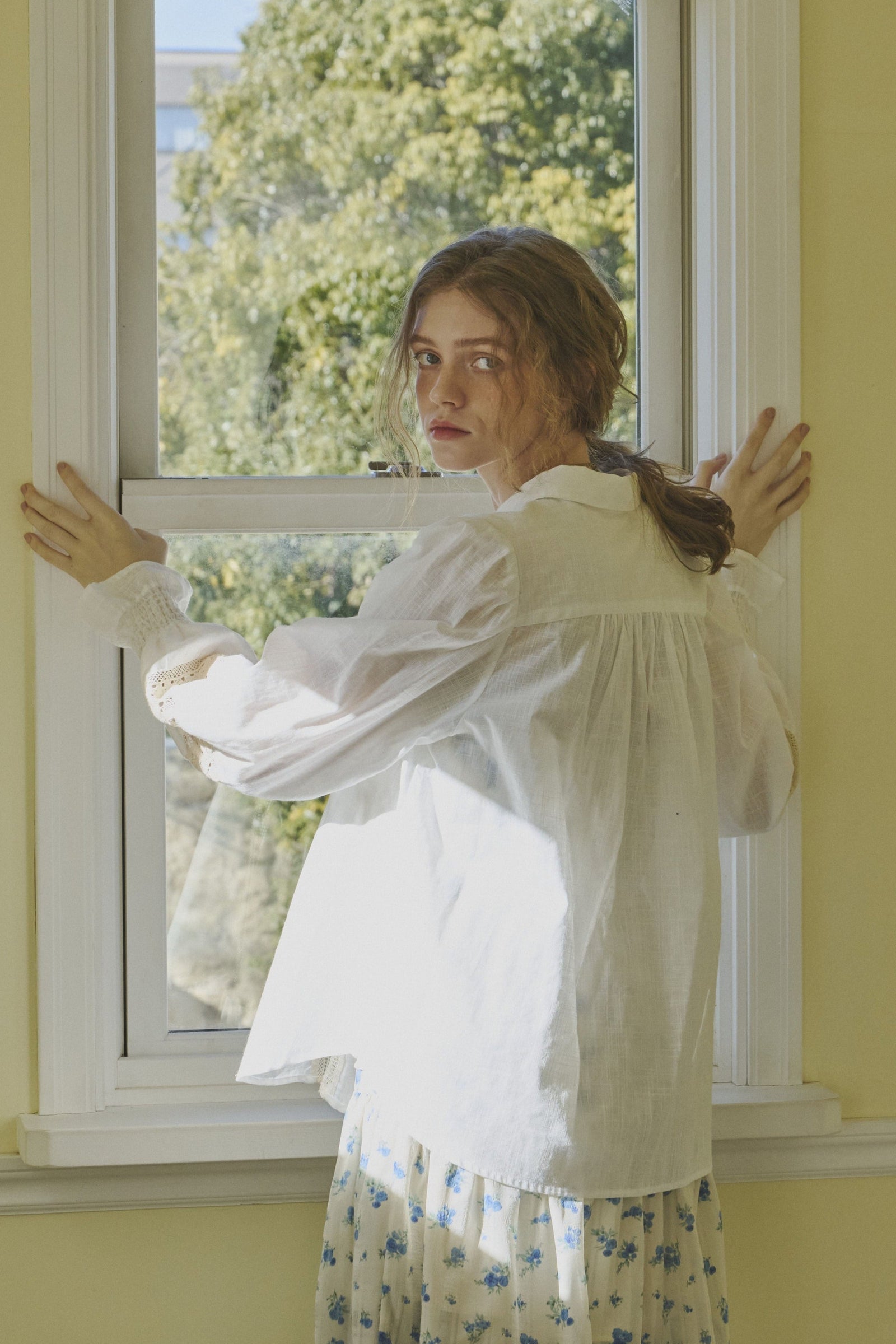 ブラウス シャツ bohemian cotton lace blouse／コットンレースブラウス レディース ブラウス シャツ bohemian cotton lace blouse／コットンレース