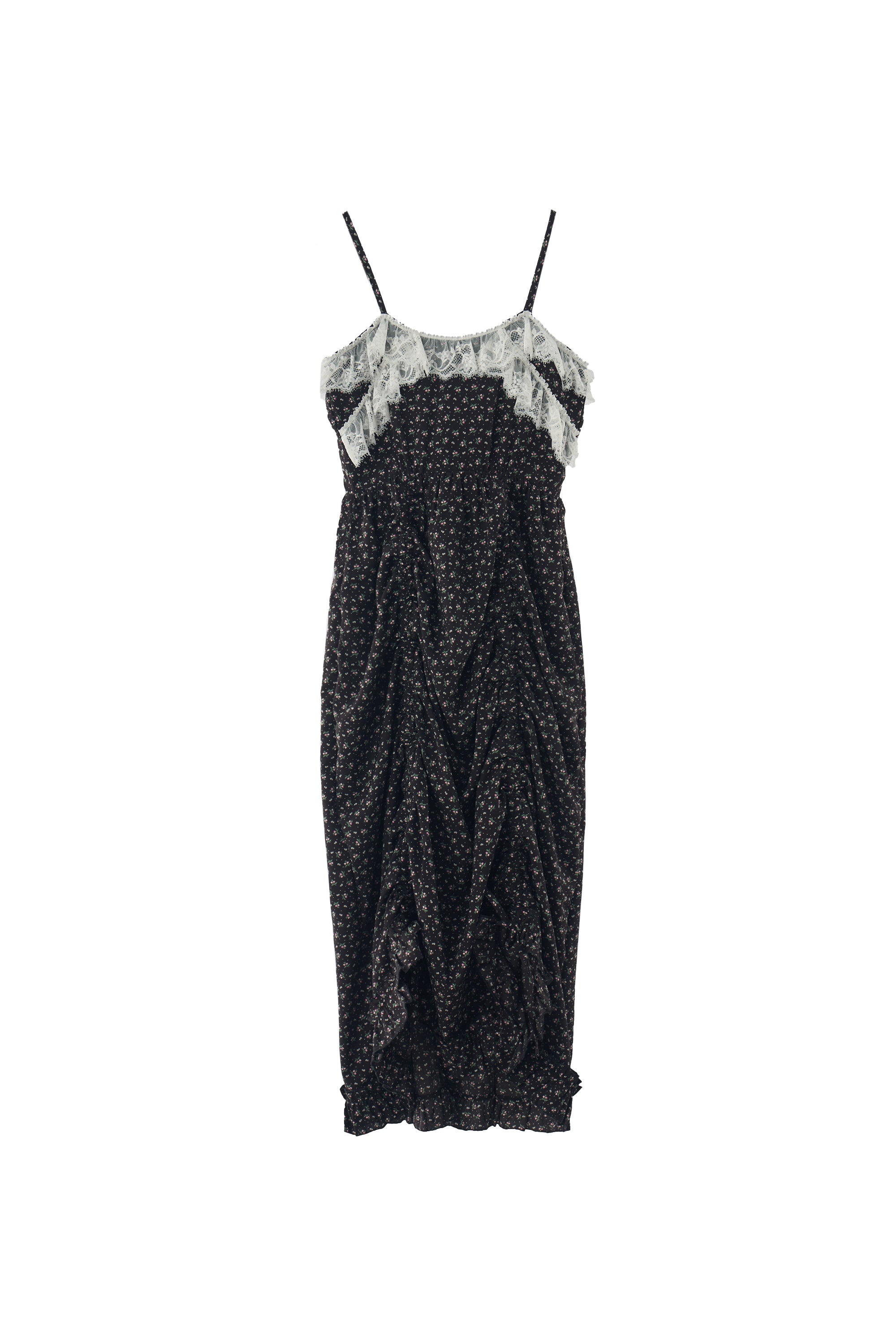 lace drawstring onepiece