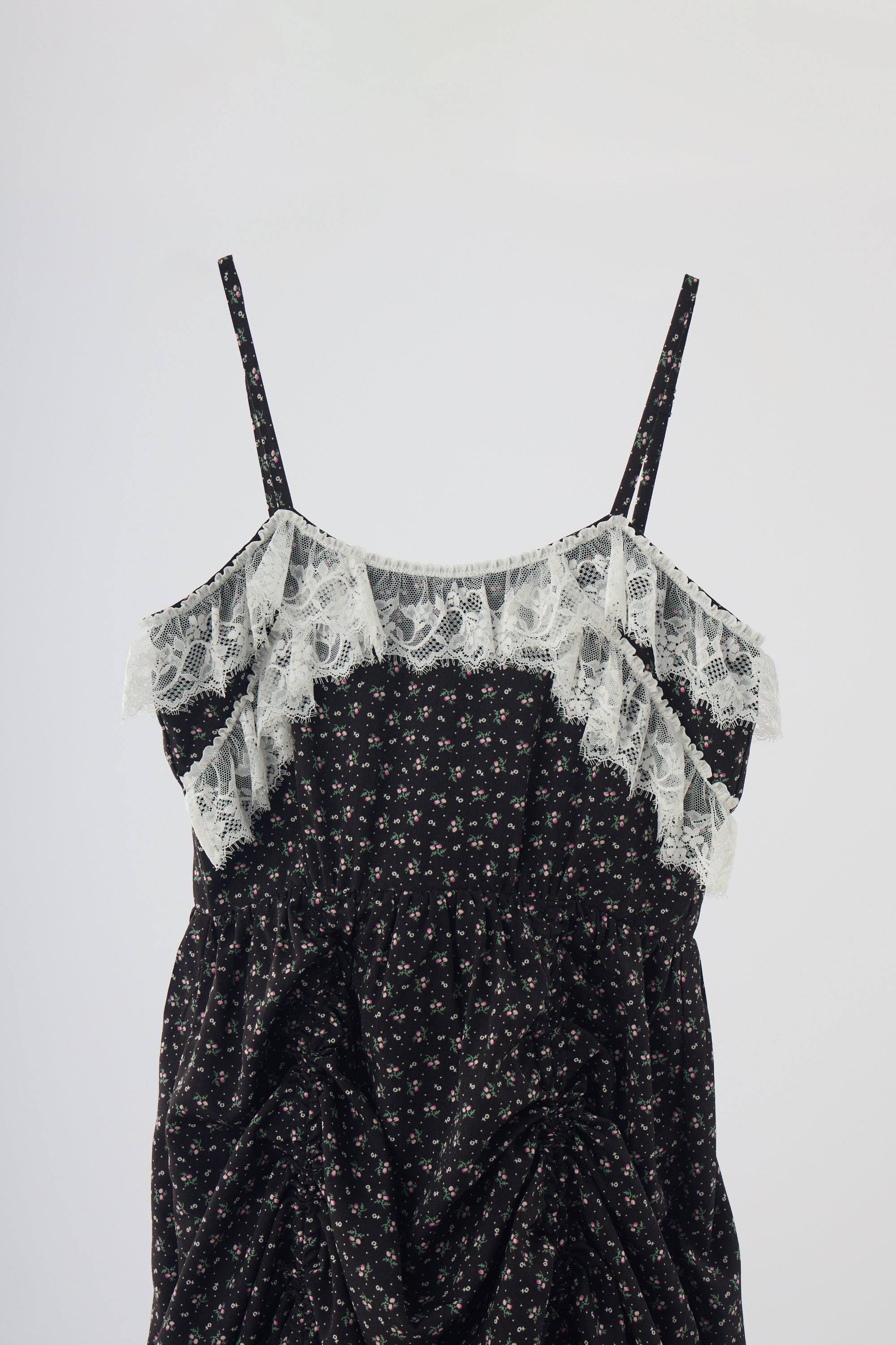 lace drawstring onepiece