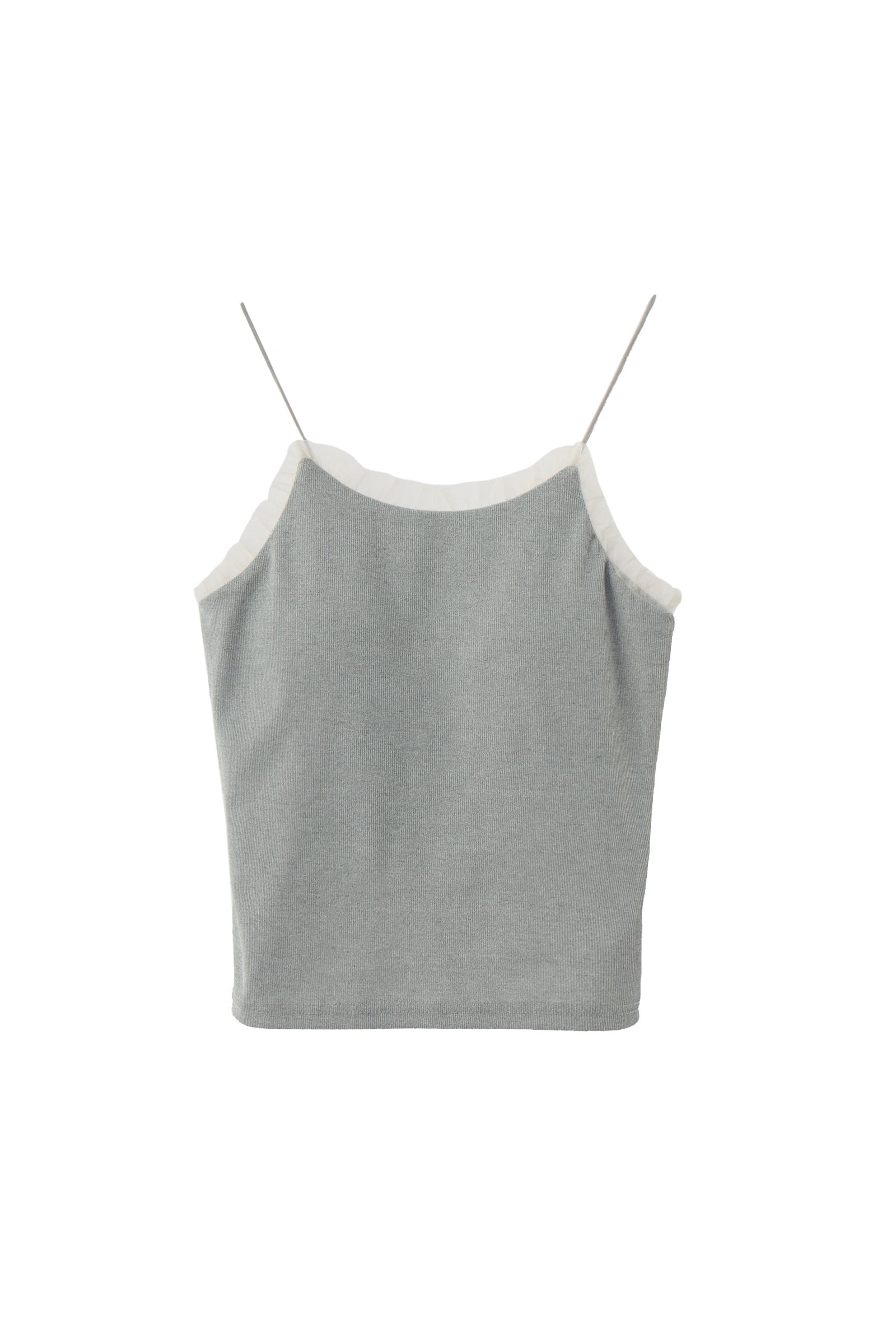 cup in tulle frill heart camisole – idem