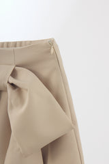 big ribbon mini skirt