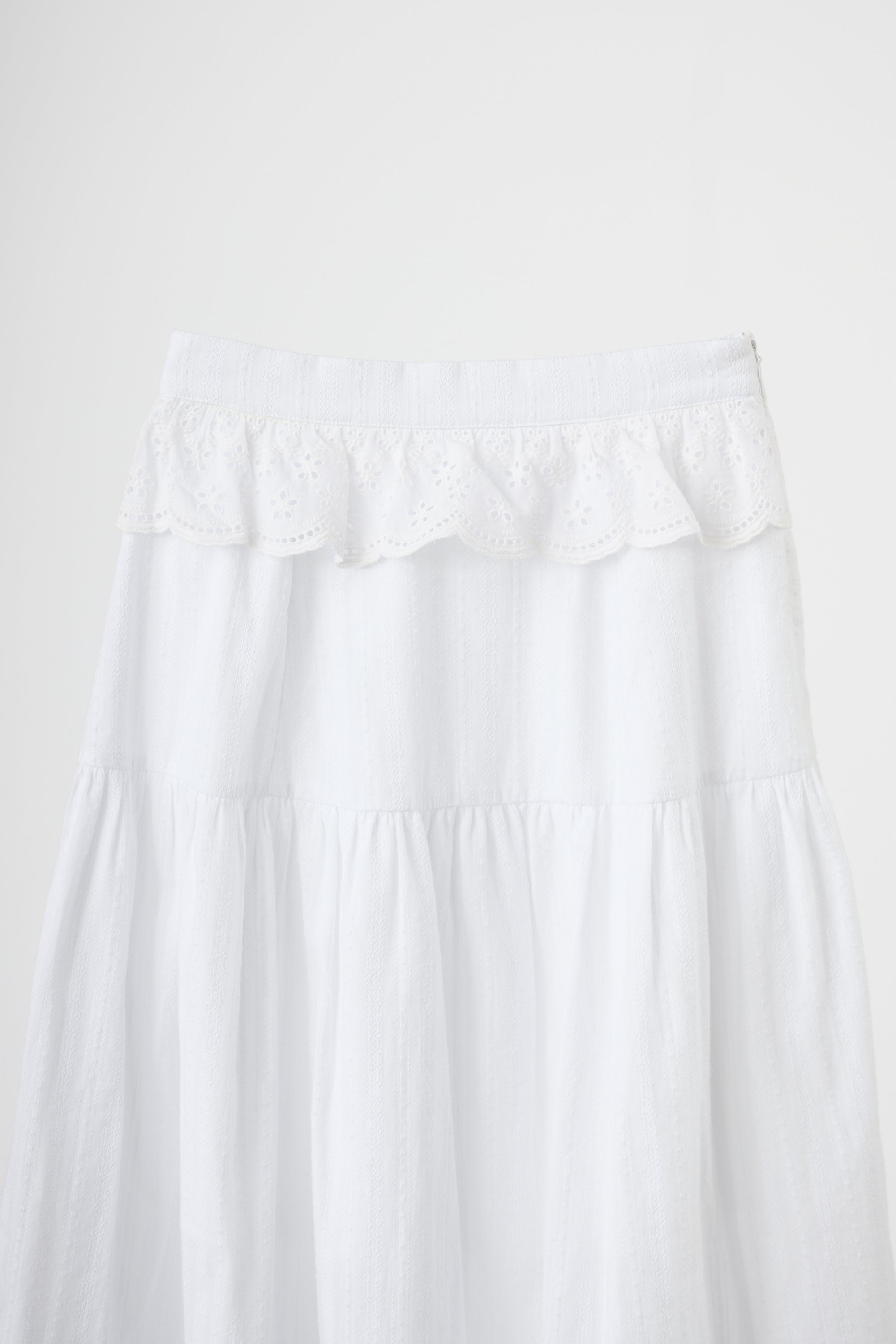 cotton lace vintage skirt