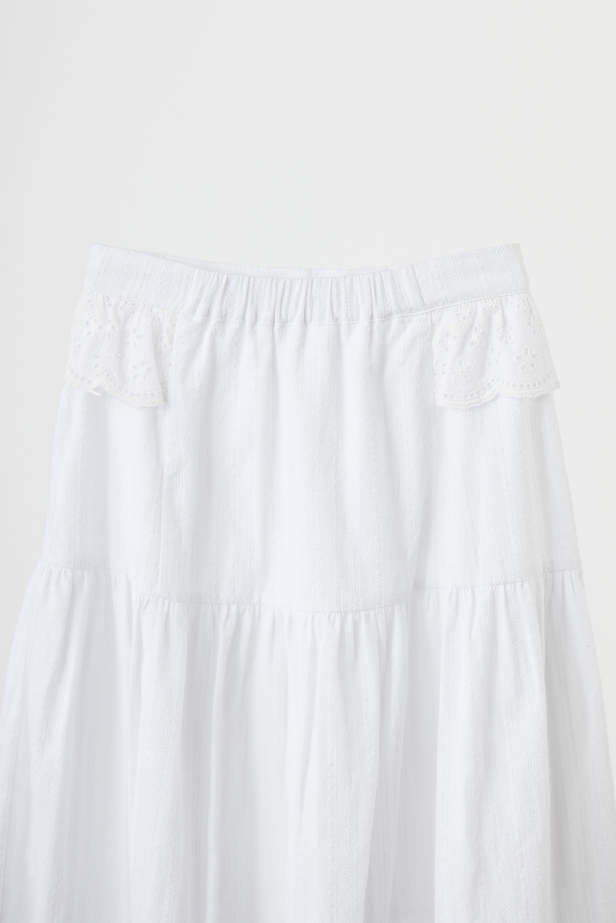 cotton lace vintage skirt