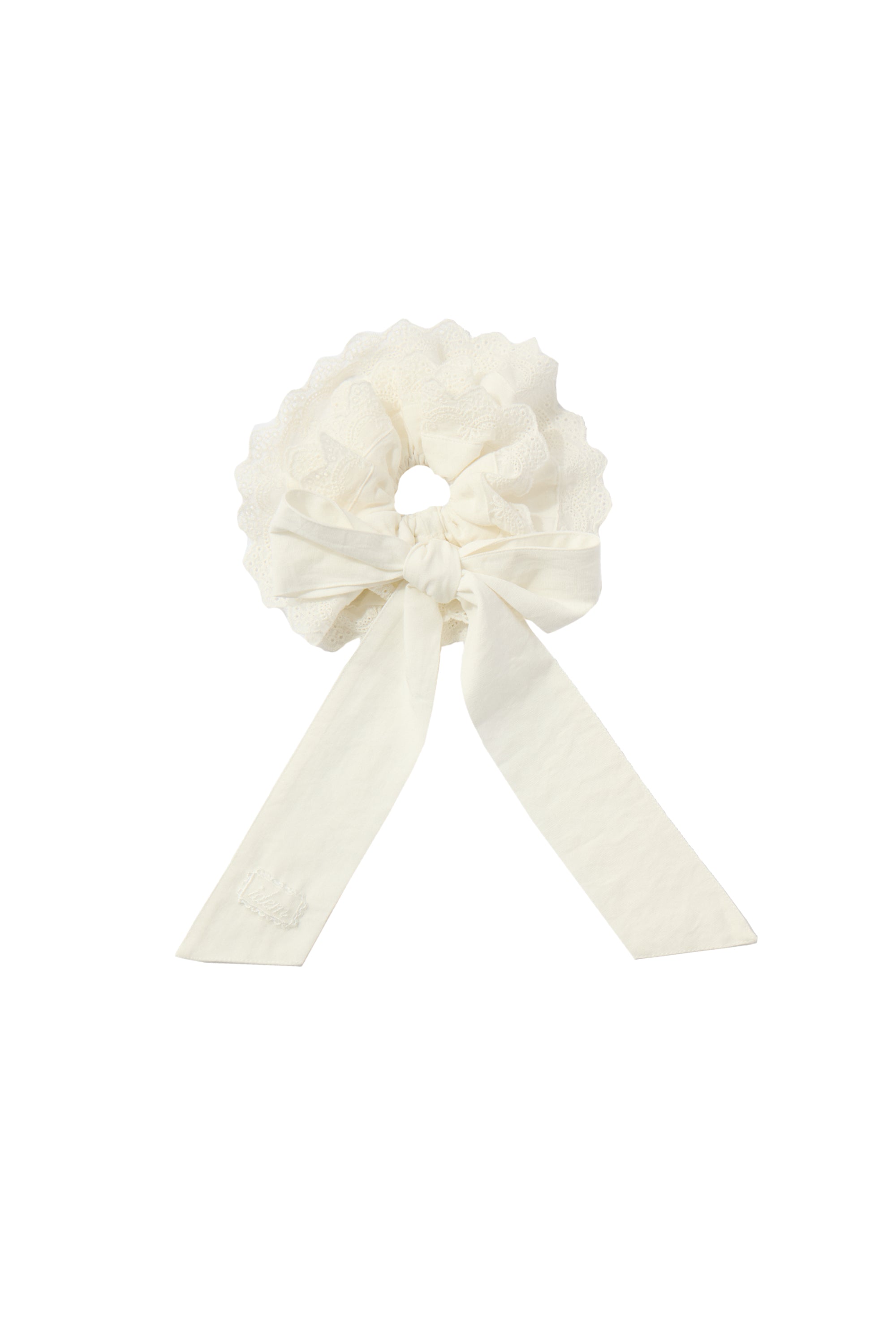 big frill ribbon chouchou
