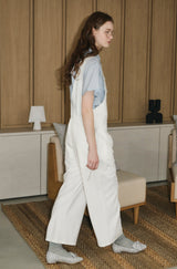side ribbon overalls
